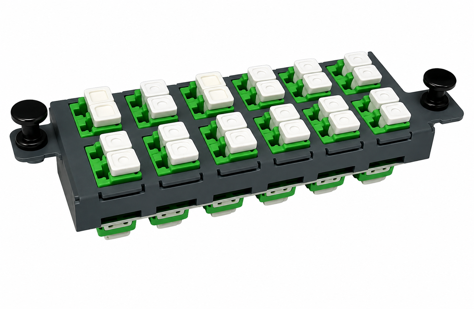 Adapter 12x LC dx / SC sx dla panelu MODPAN, pusty
