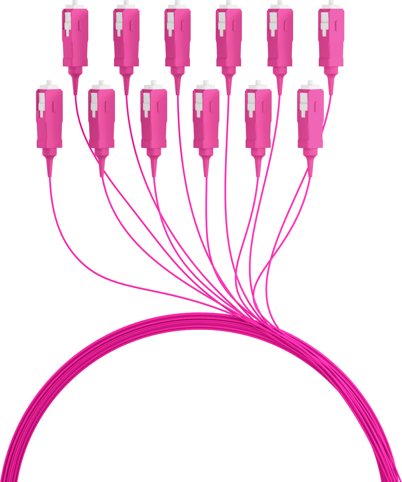Pigtail wielomodowy OM4 SC, pokrycie 0,9mm, długość 2m