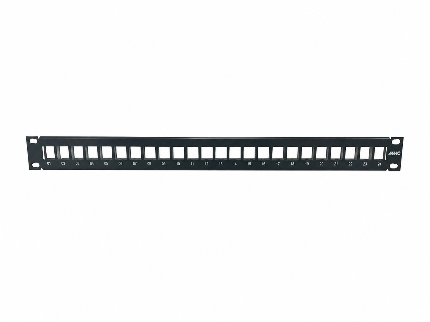 Panel MMC 19" 24xRJ45 BC 1U "light", bez modułów
