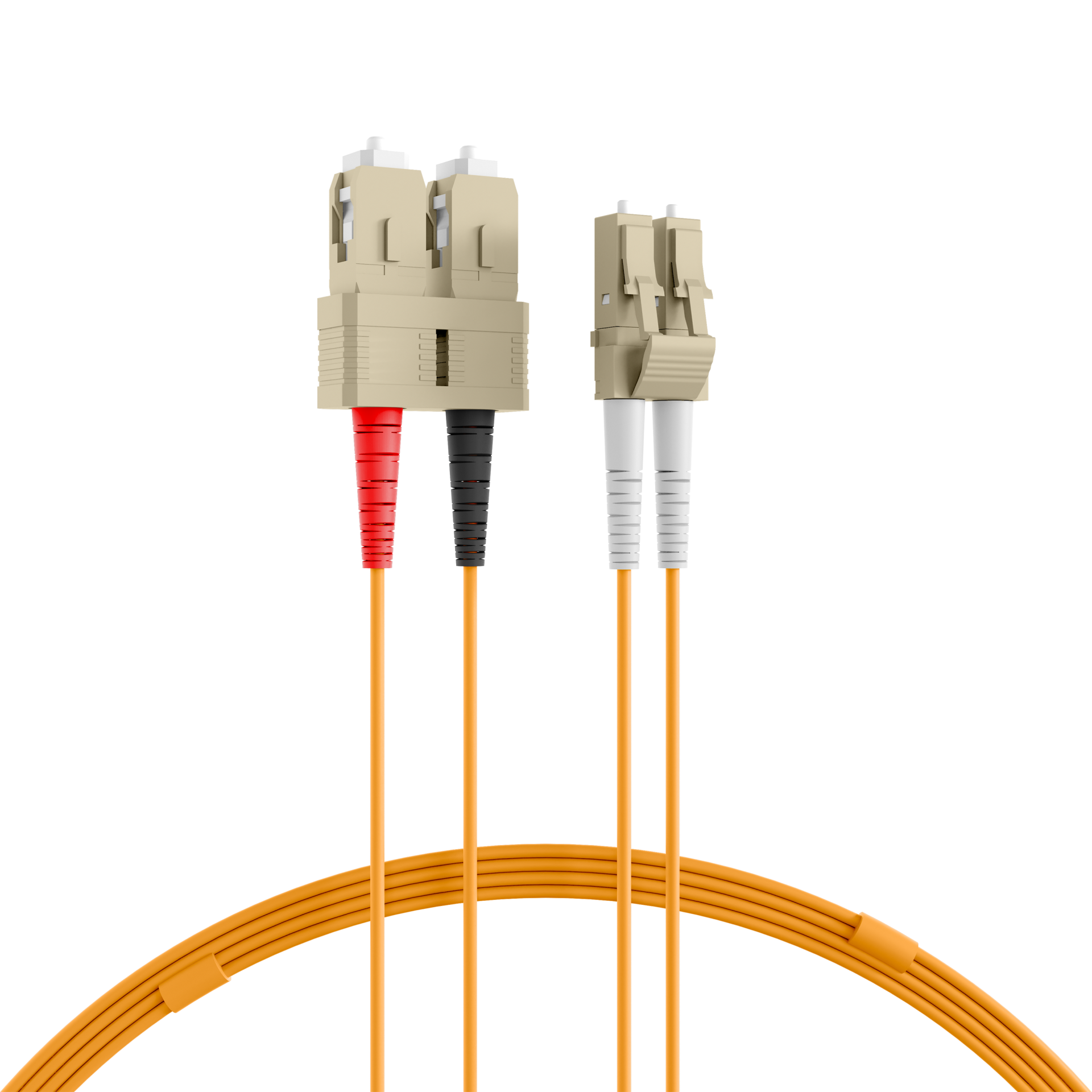 Patchcord wielomodowy OM2 SC/LC duplex, długość 5 m