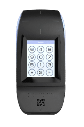 Czytnik ARCS-C klawiatura LCD, Secure storage EAL5+, Bluetooth, OSDPv2 + czytnik QR code, czarny